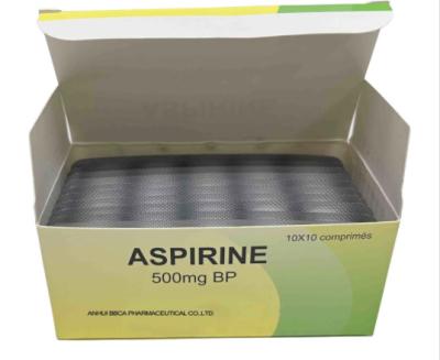 China White Aspirin 500 Mg Tablet For Pain Management for sale