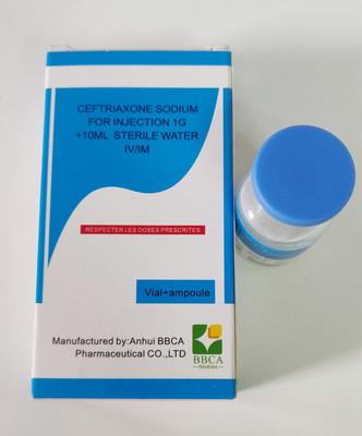 Chine Ceftriaxone Sodium Powder For Injection Odorless White Crystalline Powder à vendre