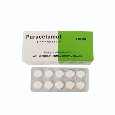 China Acetaminophenol White Paracetamo Tablets 0.3g 0.5g Circle Tablet Provide Registration à venda