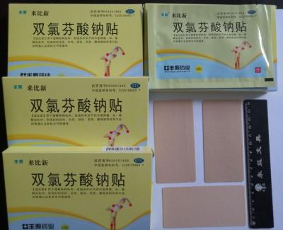 China BBCA Transdermal Patch Analgesic Use Diclofenac Sodium Patch à venda