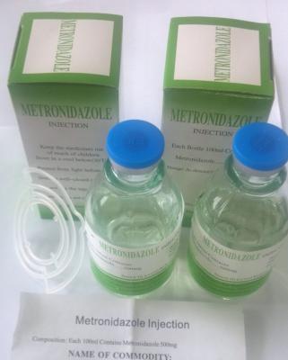 China Metronidazole Injection Pharmaceutical Transfusion 150ml 250ml Capacity for sale