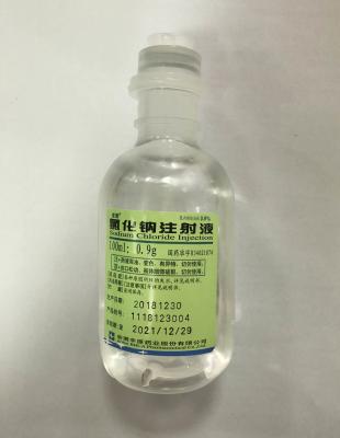 Chine Injections de chlorure de sodium, catégorie de médecine, petite injection 100ml de volume/bouteille 250ml/500ml/plastica/doucement sac à vendre