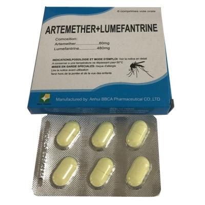 Cina La lumefantrina farmaceutica composta di Artemether delle compresse riduce in pani 80/480 in vendita