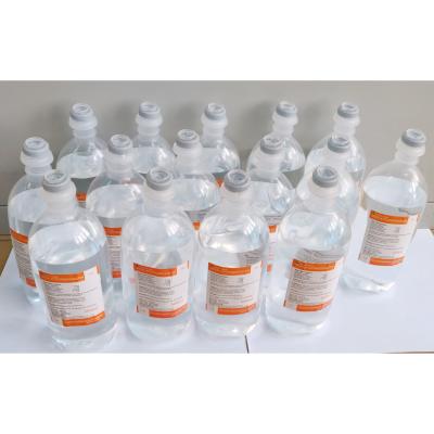 China Sodium Lactate Ringer Injection Plastic Bottle Nutrition Infusion 500ML for sale