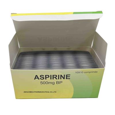 中国 White Aspirin 500 Mg Tablet C9H8O4 Registration And OEM 販売のため