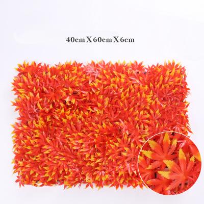 China Eco-friendly High Quality Artificial Green Decorative Green Leaves Materials Plants Outdoor Wall Hanging for sale