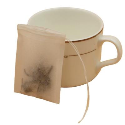 China High Quality Disposable Tea Bag Packaging Drip Filter Paper Empty Tea Bag With String for sale