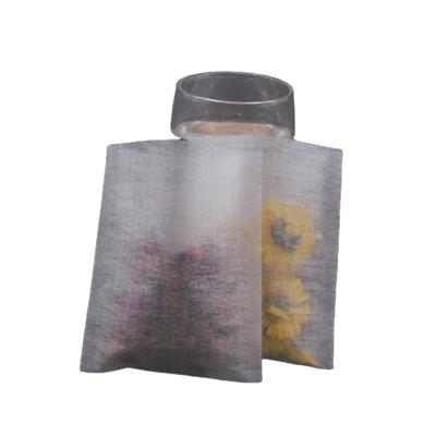 China 2021 Biodegradable Empty Tea Bag Corn Fiber Teabag Heat Seal Filter Tea Bag With Drawstring for sale