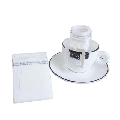 China Disposable Hanging Ear Coffee Bag Tea Bag Drip Coffee Filter Bag for sale