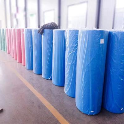 China Waterproof For Sanitary Napkins Sms Nonwoven Fabric , Disposable Roll Sms Surgical Sms Non Woven Fabric Sms for sale