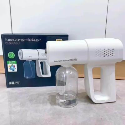 China Top 2022 Hot Sale Efficient Touch Screen K5PRO Ray Nano Atomizing Spray Gun Handheld Wireless Cordless Blue Spray Gun for sale