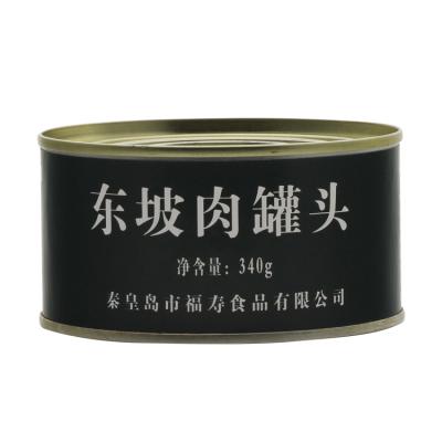 China New Arrival Chinese Food Canned Food 340g Dongpo Canned Prepared Meat Canned Pork Meat Canned for sale