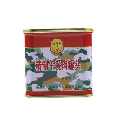 China Hot Selling Popular Taste 340g Canned Grace Luncheon Meat Pork Luncheon Meat Canned Army Food for sale