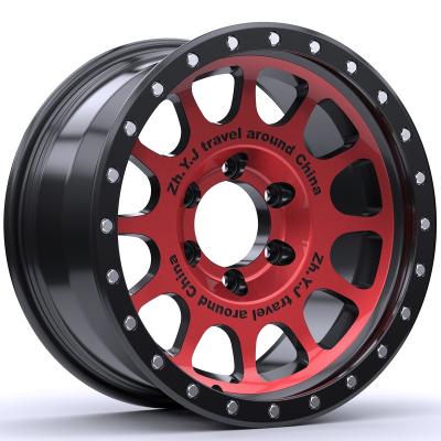 China Forged off-road forged car wheels made in Chinese luxury racing rivets decoration factory for sale