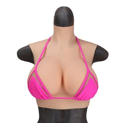 China High Collar Style Mastectomy Silicone Natural Feeling Boobs Change Sex Cheap Artificial Men For Crossdresser Realistic Silicone Breast Forms for sale