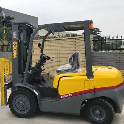 China Hotels 2Ton 2.5Ton 3Ton 3T Small Diesel Forklift Forklift Material Handling Equipment Warehouse Forklift Manufacturer for sale