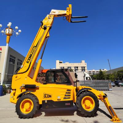 China Garment Shops Mini Telehandler Telehandler Telehandler Agriculture Forklift 4Ton 17m Telescopic Forklift For Sale for sale