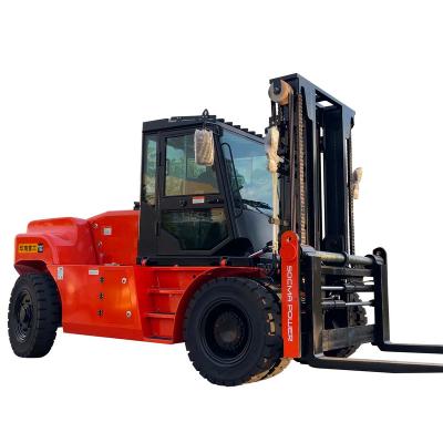 China Socma machinery repair shops balanced 10ton 12ton 15ton 25ton diesel forklift container use heavy port use for sale