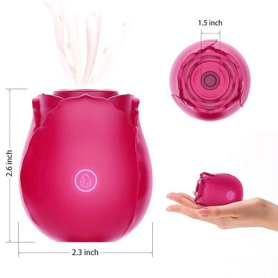 China Rose Egg Comfort Stick Vibrator Female Sucking Toys Sex Toys Jumping Fun Vibrator Wholesale Rechargeable Silicone Vibrator for Woman for sale