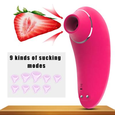 China Waterproof Sex Toys Adult Toy 9-Frequency Sucking Honey Tongue Intelligent Adjustment Pulse Sucking Second Magnetic Filling Vibrator for sale