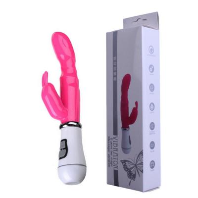 China Variable Frequency Rechargeable AV Rabbit Vibrator Usb Silicone Vibrator Masturbator Vibration Fitness Massager G Point Massager Rechargeable for sale