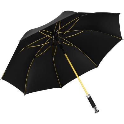 China American Golf Auto Umbrella Flashlight Style Adjustable Advertising Umbrella Printed Logo for sale