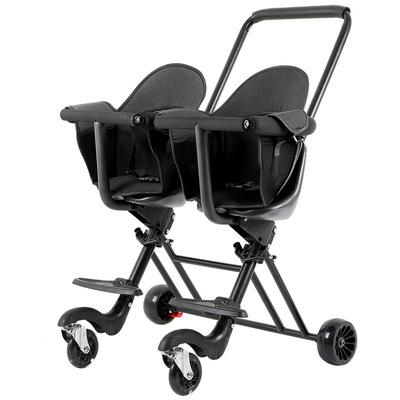 China 2021 New Fashion Wholesale Price Polyester Double Two Seats Baby Pram High Quality Twins Baby Stroller for sale