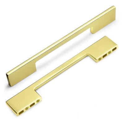 China Hot Selling Gold Modern Manufacturers Custom Cabinet Handle Sliding Door Decorative Cabinet Handles Furniture Handle Products for sale