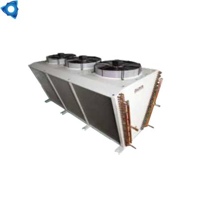 China Refrigeration Parts Industrial Refrigeration Equipment Cold Storage Evaporator V Type Air Cooled Condenser Price for sale