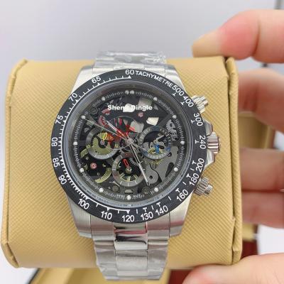 China Power Reserve 769 Visible Dial Fashion Sports Tourbillon Luxury Mechanical Mechanical Watch for sale