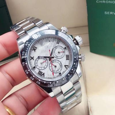 China Power Reserve 608 Limited Edition Meteorite Dial Bezel Black Ceramic Silver Case Luxury Mechanical Watch for sale