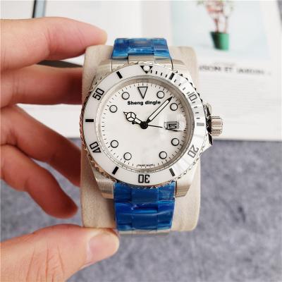 China Automatic White Bezel Pique Buckle Infinity Silver Case Silver Fashion Date 231 Mechanical Watch for sale