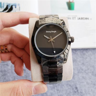 China Silver Fashion Hand Shape Black Case Automatic Luxury Mechanical Date 271 Watch for sale