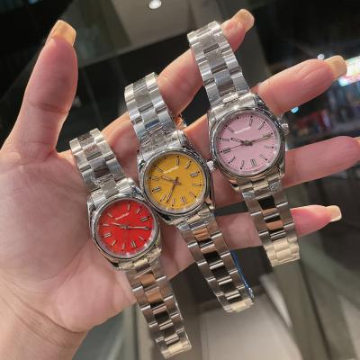 China Fashion 31MM Lady Case Dial Custom Logo Silver Colored Luxury Clear Stainless Steel Automatic Mechanical Date 867 Watch for sale