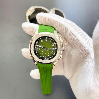 China Business 40MM Luxury Green Dial Gold Case Oyster Type Automatic Bezel Date Automatic Mechanical Watch for sale