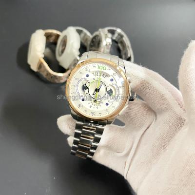 China Automatic Oyster Bezel Silver Fashion Stainless Steel Date 207 Sport Quartz Watch for sale