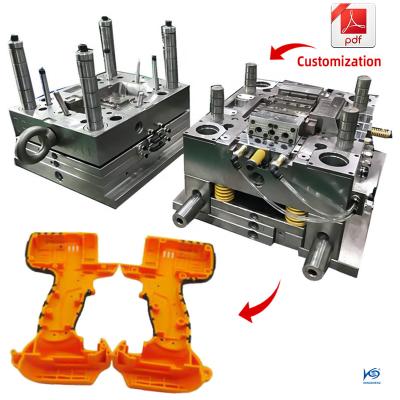 China Steel OEM ODM Customized Rapid Prototype Manufacturer Plastic Injection Molds With Double Shot Over Molding Process for sale