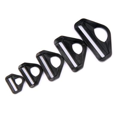 China Eco-friendly Plastic POM/PP Triangle Buckle Slot D-Clip For Bag Belt Accessories for sale