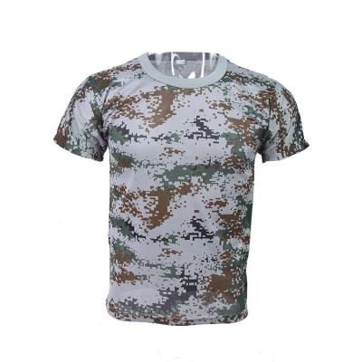 China 2018 summer camouflage anti-pilling T-shirt camouflage military training short-sleeved clothing for sale