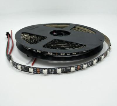 China Theme Park Black Accessible PCB WS2811 Digital DC 12V LED Strip for sale