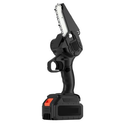 China 2-Stroke In Stock 4/6/10 Inch 24V Mini Cordless Electric Power Pocket Lithium Chainsaw For Tree Trimming for sale