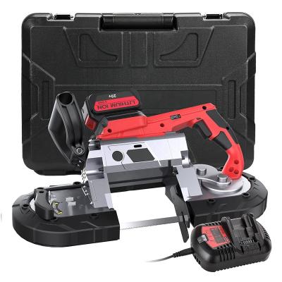 China Small 20V 5.0 Lithium Lightweight Cordless Portable Cordless Band Saws OH Diy Handheld Band Saws Wood Belt Saw Kit for sale