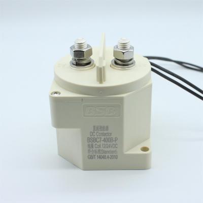 China High Voltage DC Contactor 400A 450V 750V 1000V coil voltage 12V 24V 48V 72V relay for EV charging Energy storage BSBC7-400 BSBC7-400 for sale