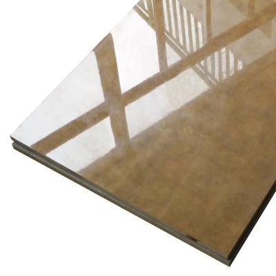 China Moisture Proof High Gloss Wood Grain UV MDF Board/UV Coated Board/Wood Grain Melamine Laminated MDF Board for sale