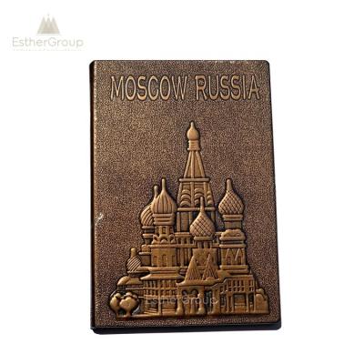 China 3D Vintage 3D Relief A5 Embossed Handcraft The Travel Diary Notebook Journal Leather Notepad for sale