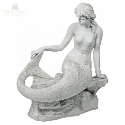 China Europe Decor Coastal Garden Mermaid Daydream Statue for any pool, pond or garden decor for sale