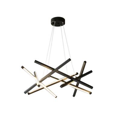 China CE Contemporary Stick cETL ETL Pendant Light For Areas Entrance High Ceiling Chandelier Lamp for sale