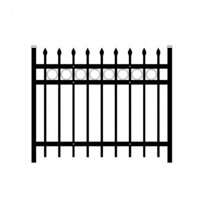 China Easily Assembled Factory Direct Community School Isolation Safety Hot Dip Galvanized Zinc Steel Farm Security Fence for sale