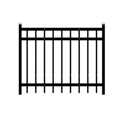 China Residential Galvanized Steel Decorative Steel Fence Easily Assembled Privacy Aluminum Alloy Panels Trellis Fencing for sale