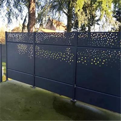 China Easily Assembled Cheap Exterior Corten Steel Laser Cut Architectural Decorative Fence Panels for sale